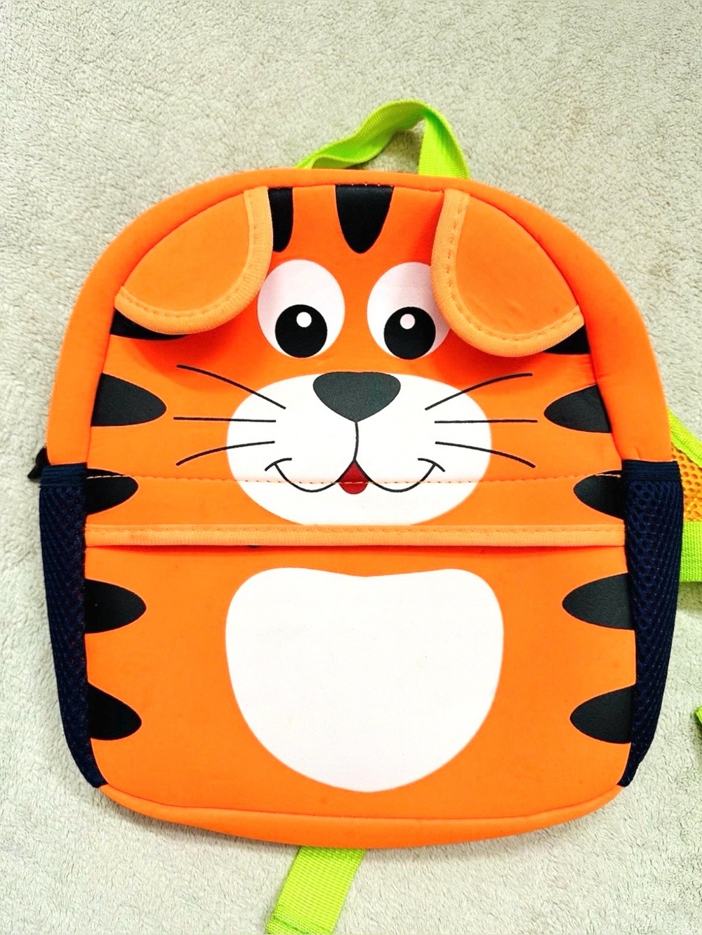 T-Chang Tiger Back Pack/ Rucksack. Orange. Unisex. Adjustable Straps. Like New